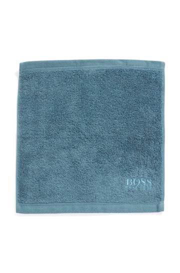 Ręcznik Do Twarzy BOSS Combed Aegean Cotton Ciemny Niebieskie Męskie (Pl87437)